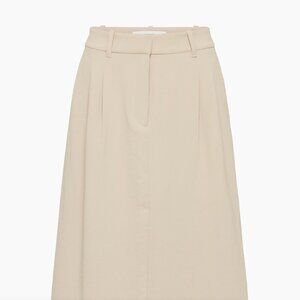 The Effortless Skirt - Hummus Beige